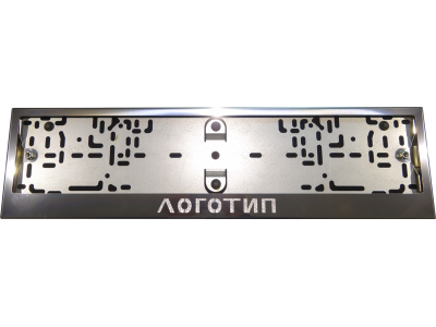 Рамка номерного знака Mitsubishi Outlander XL (комплект) ТСС для Любые