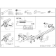 Фаркоп оцинкованный Galia шар C съемный для Opel Mokka/Chevrolet Tracker 2012-2021