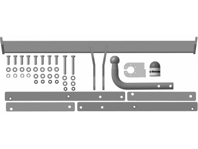 Фаркоп Мотодор оцинкованный для Ford Kuga 2013-2021